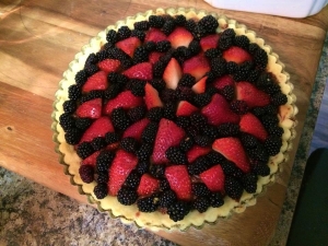 This could be a finished tart, if you wanted it to be. 